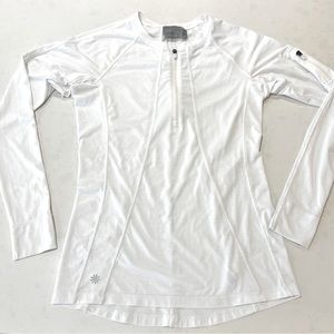 Athleta 1/2 Zip Lightweight Athletic Long Sleeve Pullover